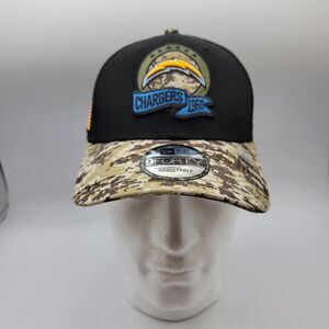 Los Angeles Chargers Mens Womens Hat New Era 9Forty Salute To Service Snapback